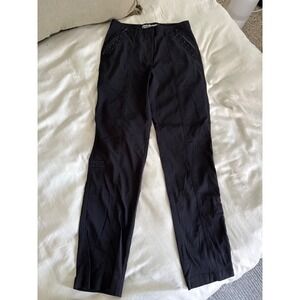 Jamie Sadock‎ Black Stretch Ankle Pants Women's 4 Studded Zip Pocket Golf Travel
